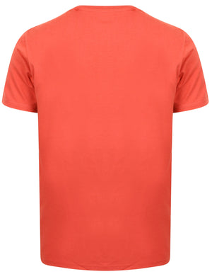 Peavey Cotton Crew Neck T-Shirt In Garnet Rose - South Shore