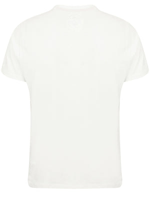Premium Motif Crew Neck Cotton T-Shirt In Ivory - South Shore