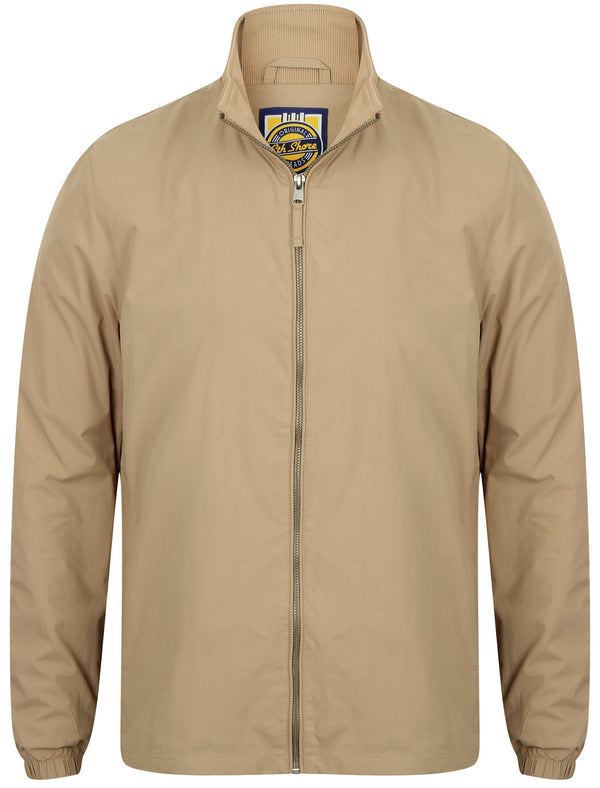 Rosoman Ripstop Bomber Jacket In Stone - South Shore