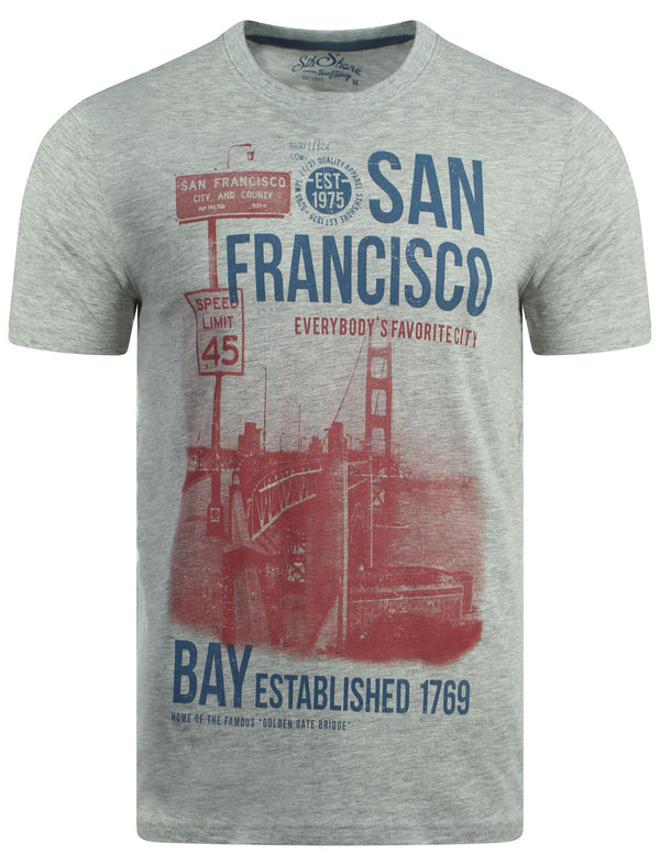 South Shore San Fran grey printed t-shirt