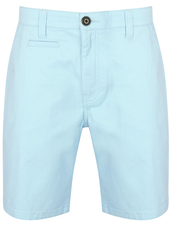 Scotch Cotton Twill Chino Shorts with Stretch In Angel Falls - South Shore