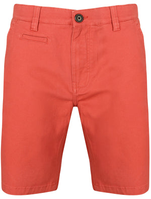 Scotch Cotton Twill Chino Shorts with Stretch In Garnet Rose - South Shore