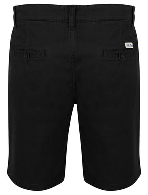 Scotch Cotton Twill Chino Shorts with Stretch In Jet Black - South Shore