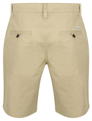 Orian Cotton Twill Chino Shorts with Stretch In Stone - South Shore