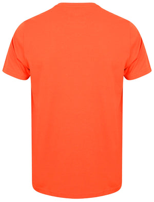 Speedster Motif Cotton T-Shirt In Paprika - South Shore
