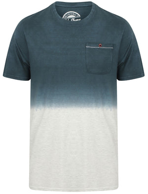 Dipper Cotton Jersey Dip Dye T-Shirt In Insignia Blue - South Shore