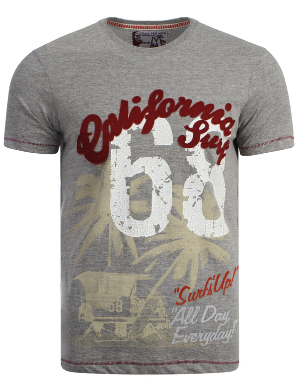 South Shore Surfs Up printed grey t-shirt