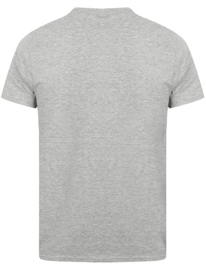 Tough Grade Motif T-Shirt in Light Grey Marl - South Shore