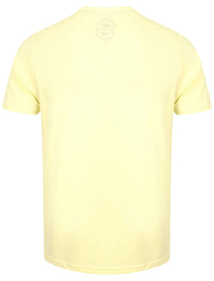 Uncle Franks Motif Cotton T-Shirt In Pale Yellow - South Shore