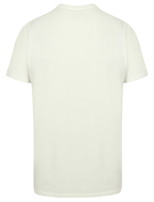 Warriors Crew Neck T-Shirt with Motif in Ivory - South Shore
