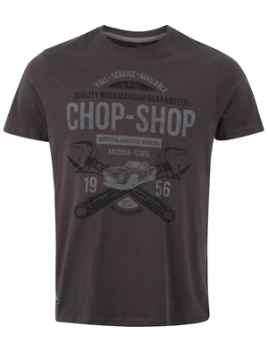 Dissident Chop Shop dark grey t-shirt