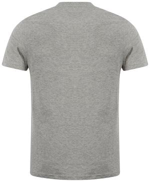Dissident printed cotton light grey t-shirt