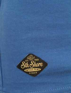 American Spirit Print T-Shirt in Federal Blue  - South Shore