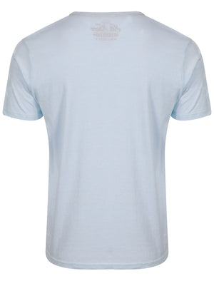 Gift Shop Print T-Shirt in Misty Blue  - South Shore