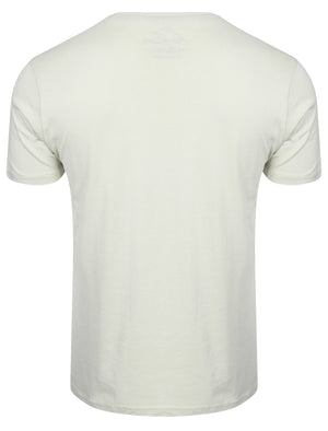 Marty Detroit Motorbike Print T-Shirt in Ivory - South Shore