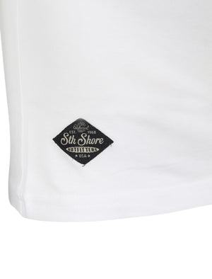 Speedster Custom Motorbike T-Shirt in Optic White - South Shore