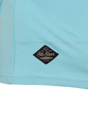 Sth Shore Surfcamper T-Shirt in Angel Blue