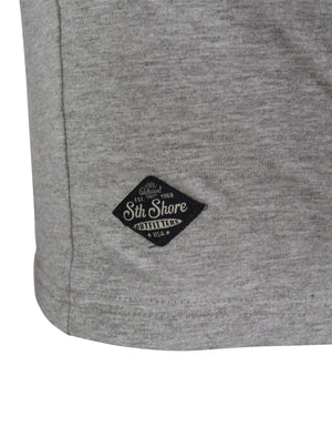Surfcamper Printed T-Shirt in Light Grey - Sth Shore