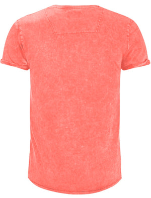 Eureka Burn Out Short Sleeve T-Shirt in Coral