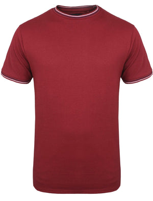 Joseph Crew Neck T-Shirt in Red