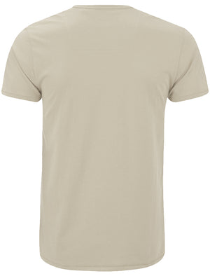 William Basic Crew Neck Cotton T-Shirt in Fawn