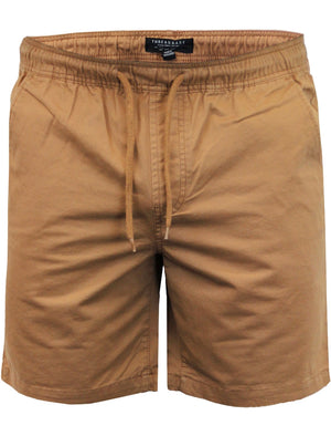 Morley Cotton Twill Chino Shorts in Tan