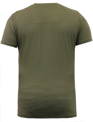 William Basic Crew Neck Cotton T-Shirt in Khaki