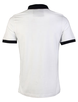 Span Optic White Polo Shirt - D-Code