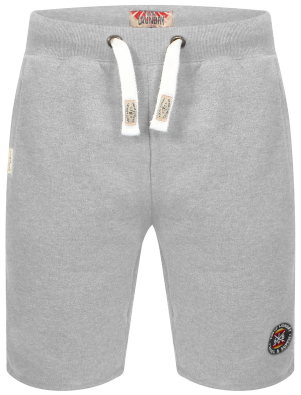 Berkeley Cove Sweat Shorts in Light Grey Marl - Tokyo Laundry