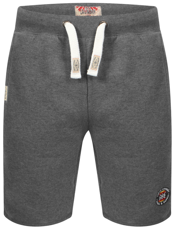 Berkeley Cove Sweat Shorts in Mid Grey Marl - Tokyo Laundry