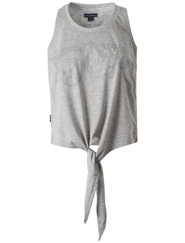Tokyo Laundry Brooke grey sleeveless t-shirt