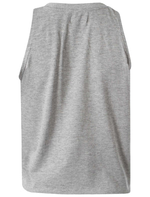 Tokyo Laundry Brooke grey sleeveless t-shirt