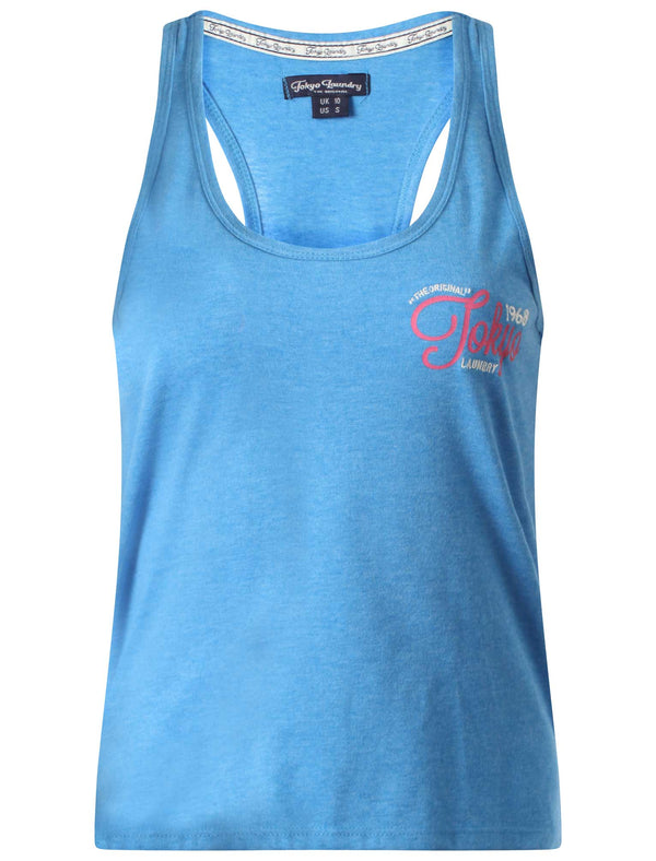 Tokyo Laundry Cassie Blue Racer Vest