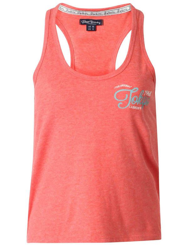 Tokyo Laundry Cassie red racer vest