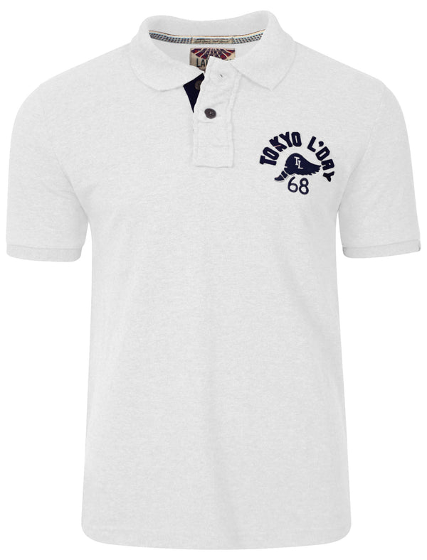 Cherokee Polo Shirt in Optic White- Tokyo Laundry