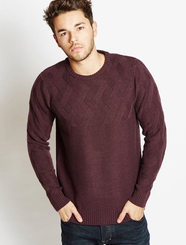 Tokyo Laundry Connolly purple jumper