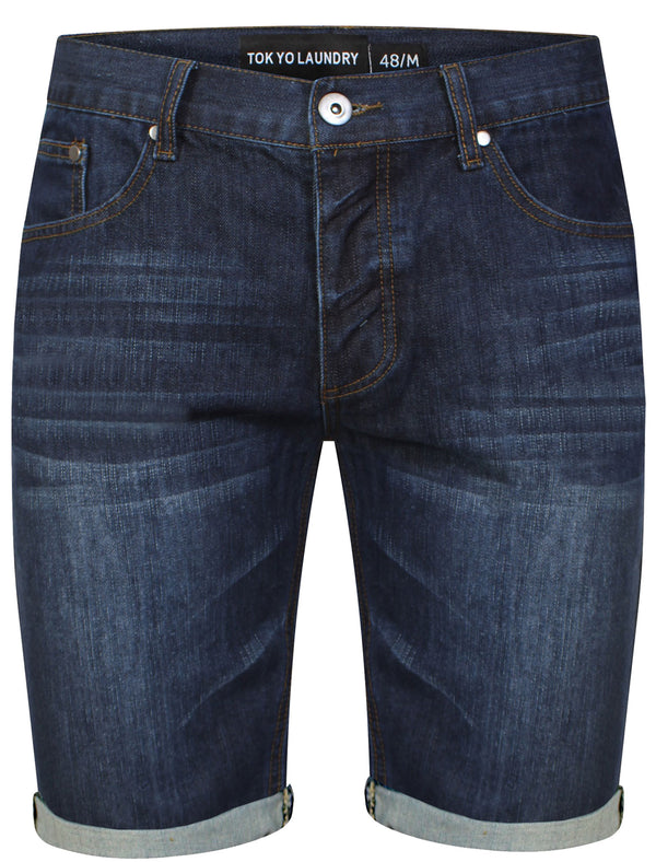 Duran denim shorts in Dark Blue Denim - Tokyo Laundry