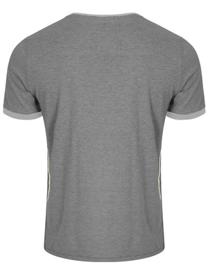 East Campus T-Shirt in Mid Grey Marl - Tokyo Laundry