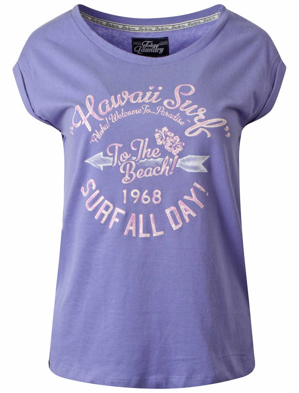 Tokyo Laundry Lizzy purple t-shirt