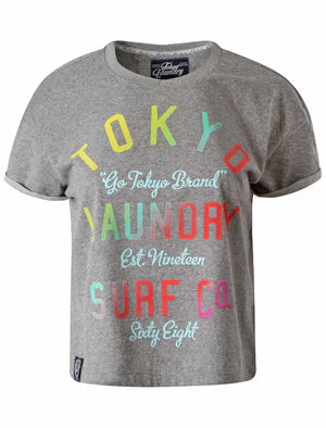 Tokyo Laundry Erica grey t-shirt