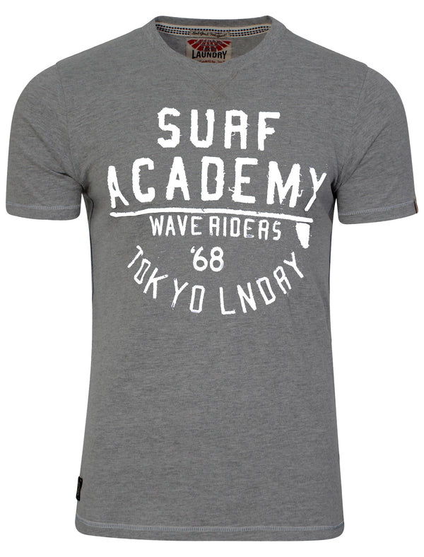 Fall Brook T-Shirt in Mid Grey Marl - Tokyo Laundry