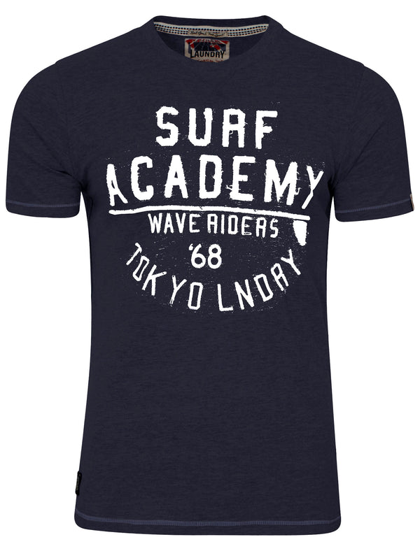 Fall Brook T-Shirt in Dark Navy - Tokyo Laundry