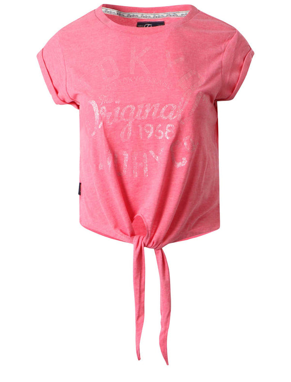 Tokyo Laundry Halle Pink  t-shirt