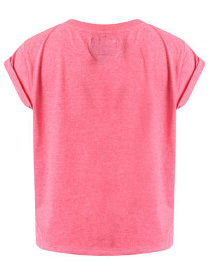 Tokyo Laundry Halle Pink  t-shirt