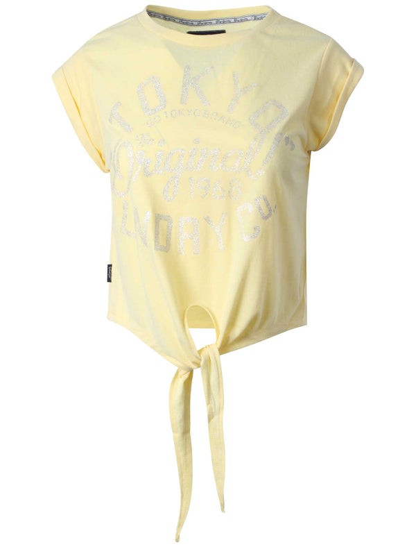 Tokyo Laundry Halle Yellow  t-shirt