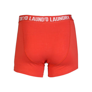 Mens Tokyo Laundry Harper (2 Pack) Boxer Shorts Violet Blue & Paprika