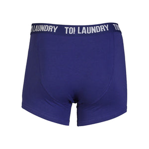 Mens Tokyo Laundry Harper (2 Pack) Boxer Shorts Violet Blue & Paprika