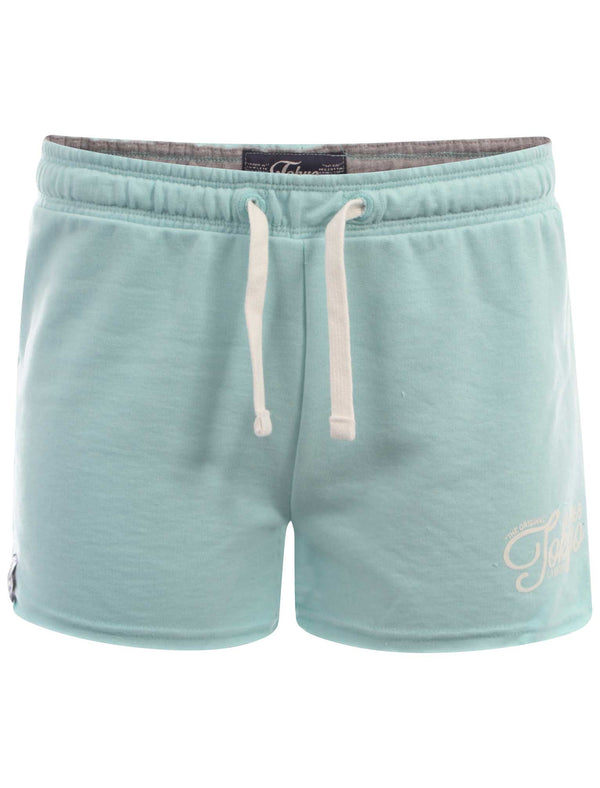 Tokyo Laundry Laura turquoise sweat shorts