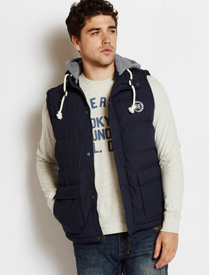 Tokyo Laundry Limited Edition Onslow Gilet in blue