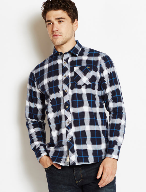 Tokyo Laundry Raeburn shirt in blue